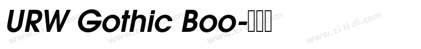 URW Gothic Boo字体转换